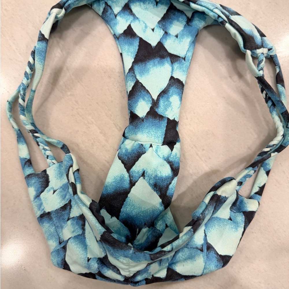 Midori Blue Patterned Bikini Bottom - image 4